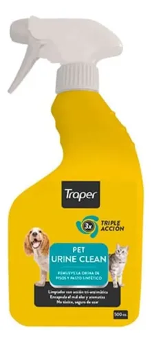 TRAPER - PET URINE CLEAN TRIPLE ACCION 500 CC