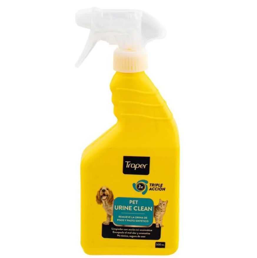 TRAPER - PET URINE CLEAN TRIPLE ACCION 500 CC - Imagen 2