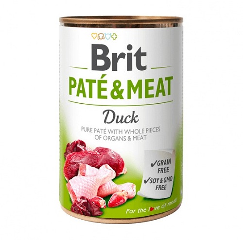 BRIT CARE - PATE & MEAT DUCK 400 GR