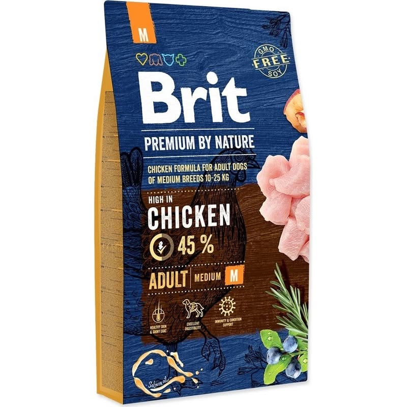 BRIT PREMIUM BY NATURE - ADULT MEDIUM 15 KG - Imagen 2