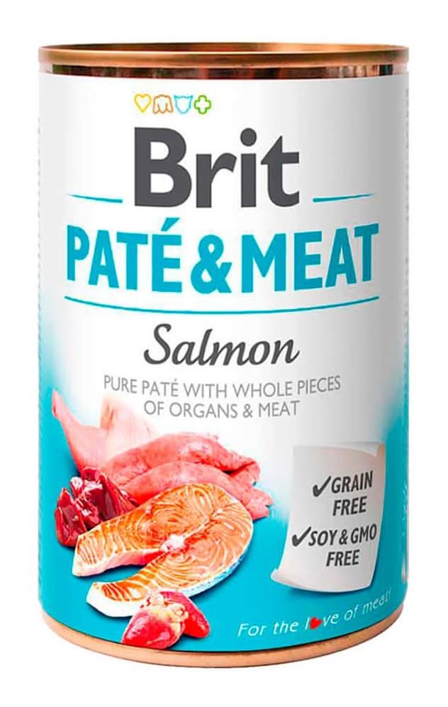 BRIT CARE - PATE & MEAT SALMON 800 GR
