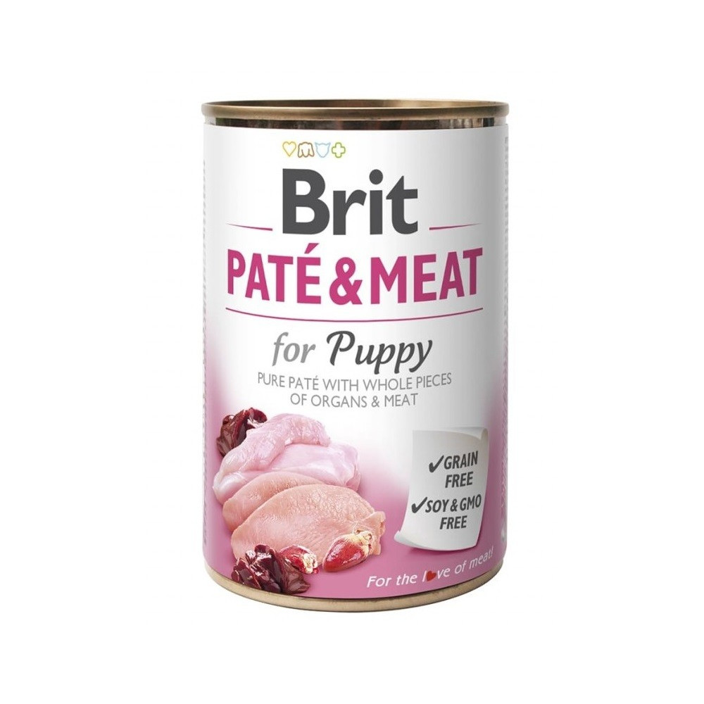 BRIT CARE - PATE & MEAT PUPPY CHICKEN & TURKEY 800 GR