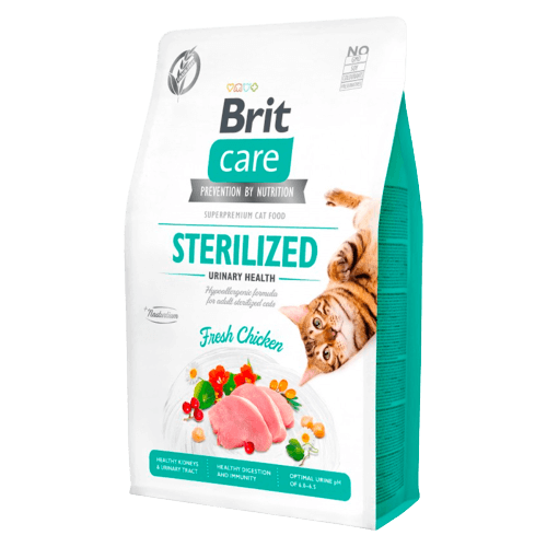 BRIT CARE - CAT STERILIZED URINARY HEALTH 2 KG - Imagen 2