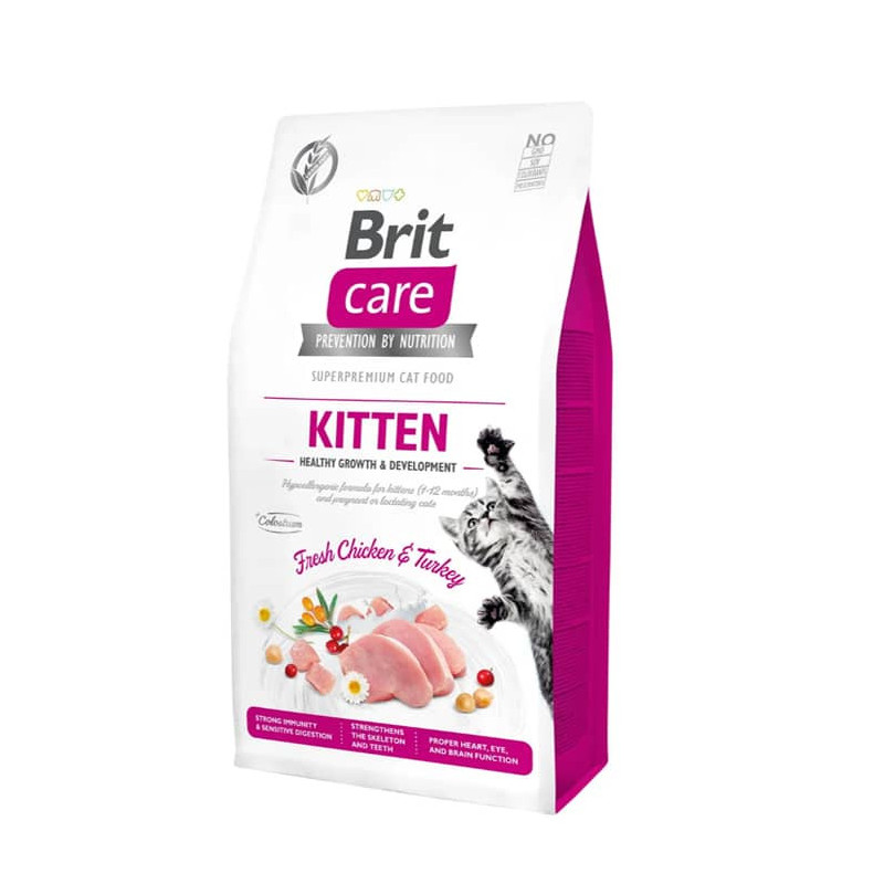 BRIT CARE - CAT KITTEN HEALTHY DEVELOPMENT 2 KG