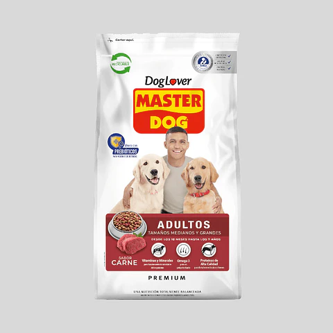 MASTER DOG - ADULTO CARNE 18 KG