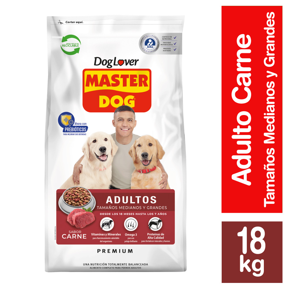 MASTER DOG - ADULTO CARNE 18 KG - Imagen 2