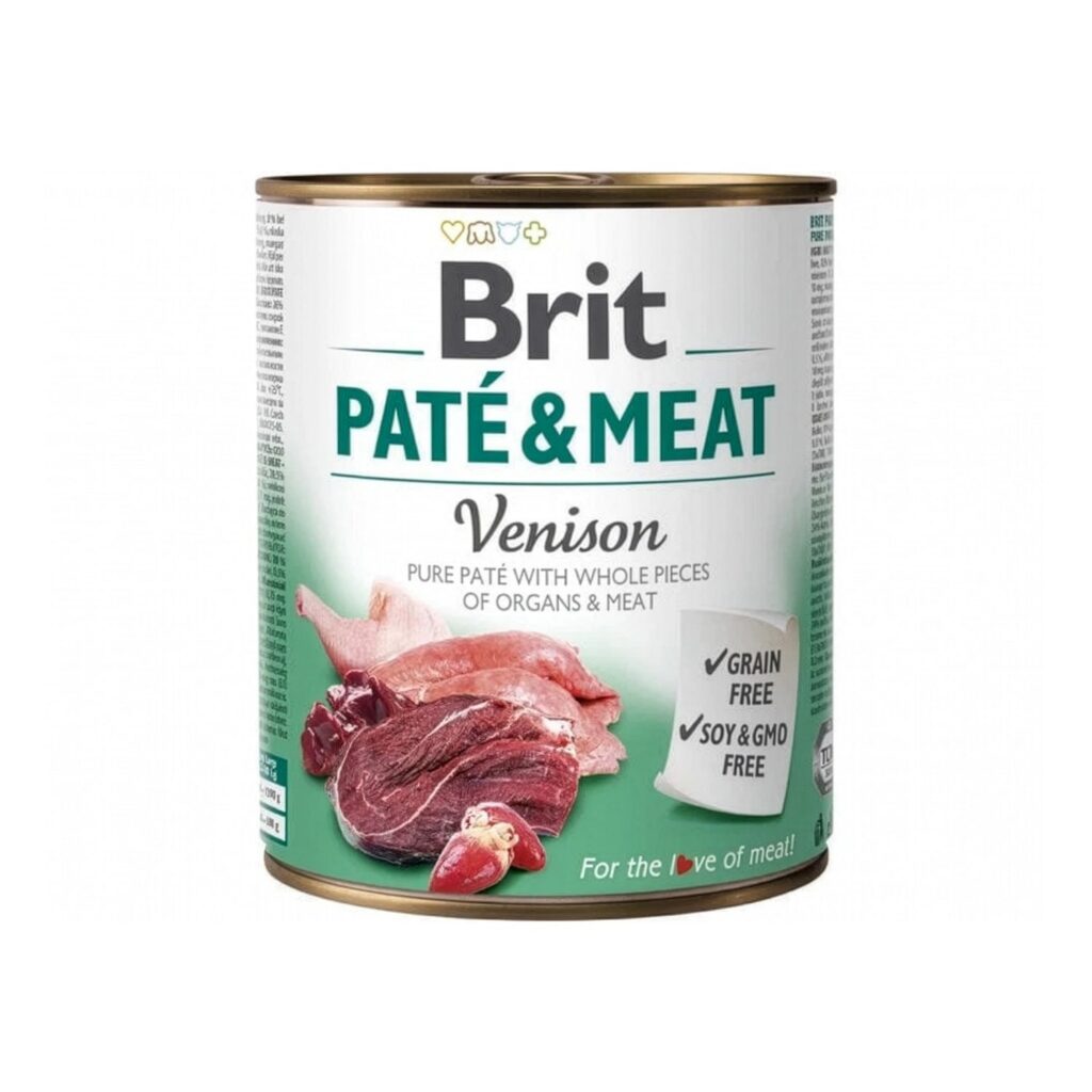 BRIT CARE - PATE & MEAT VENISON 800 GR
