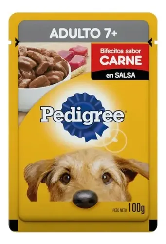 PEDIGREE POUCH - SENIOR CARNE 7+ 100 GR - Imagen 2