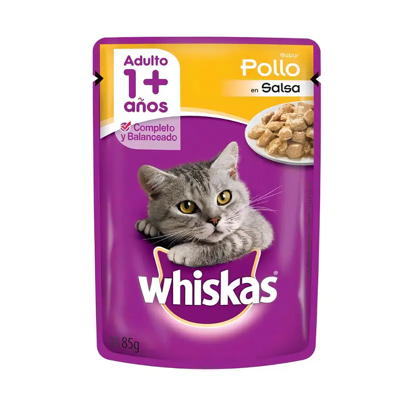 WHISKAS - POUCH POLLO 85 GR