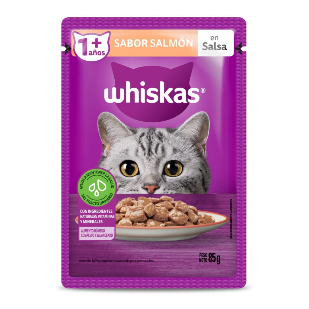 WHISKAS - POUCH SALMON 85 GR