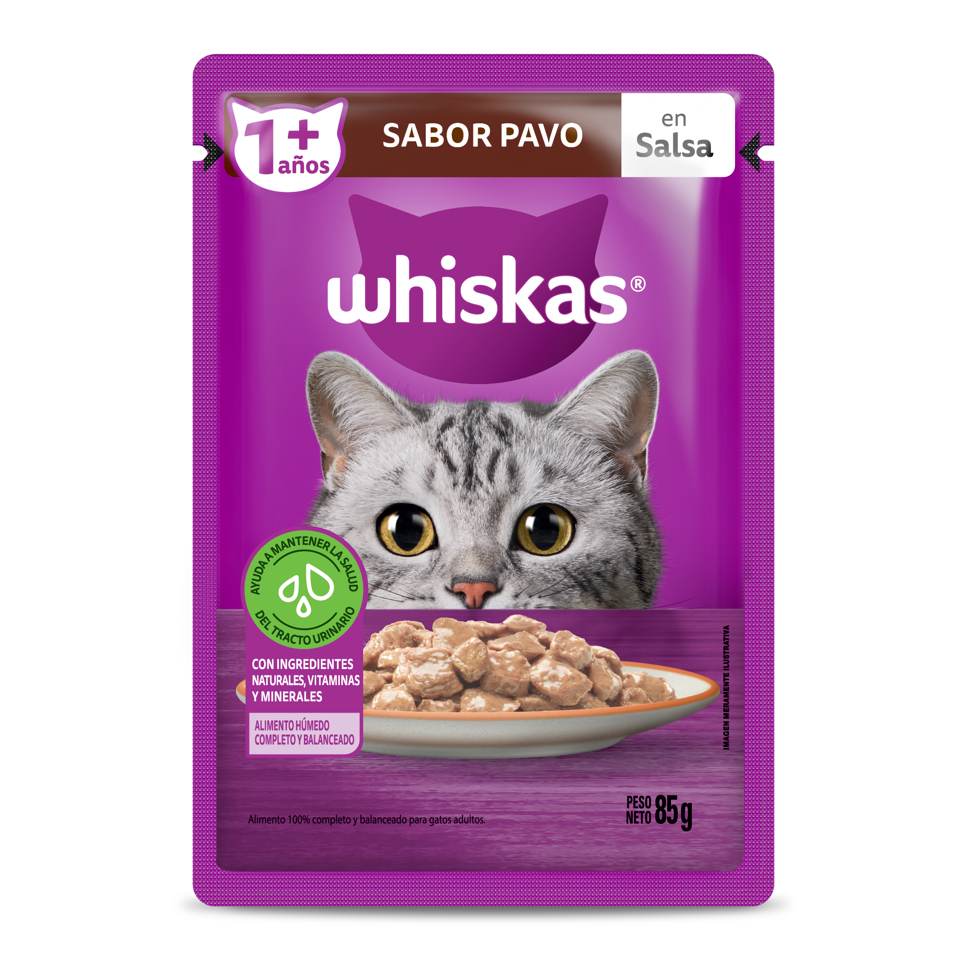 WHISKAS - POUCH PAVO 85 GR