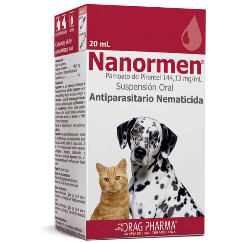 NANORMEN - SUSPENSIÓN ORAL PERRO Y GATO 20 ML