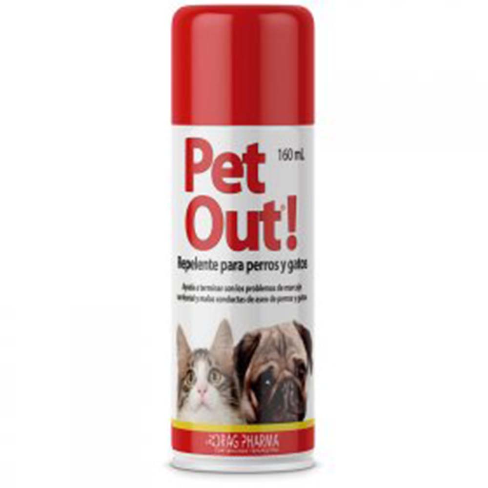 PET OUT! - REPELENTE PARA PERROS Y GATOS 160ML
