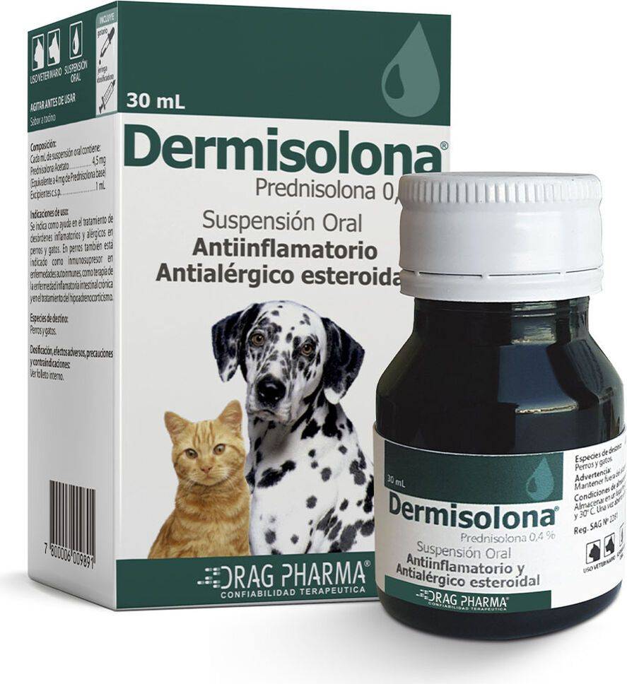 DERMISOLONA - SUSPENSION ORAL 0,4% X 30ML