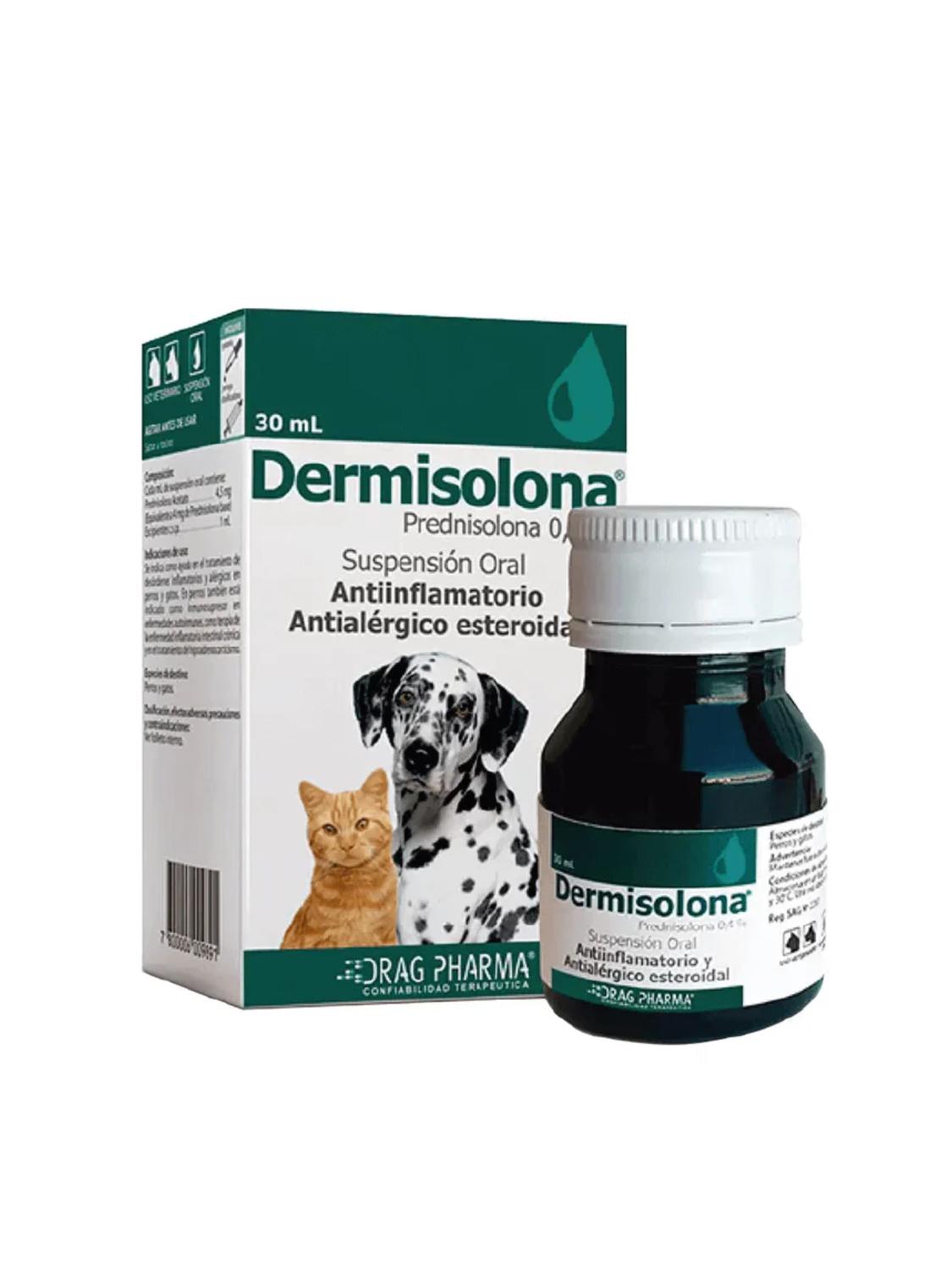 DERMISOLONA - SUSPENSION ORAL 0,4% X 30ML - Imagen 3