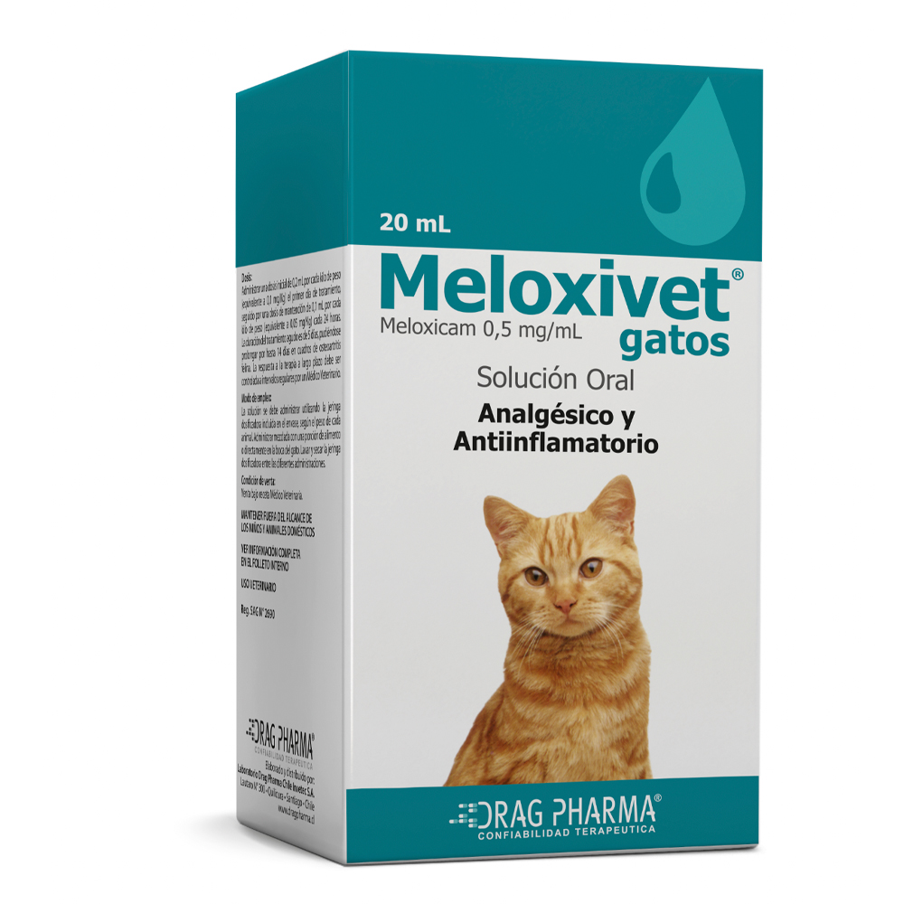 DRAG PHARMA - MELOXIVET GATO SOLUCION ORAL 20 ML