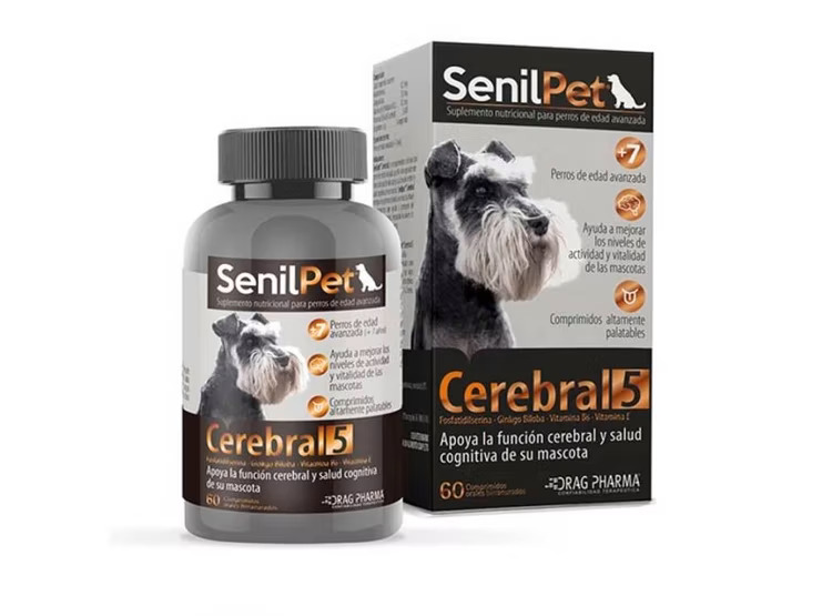 SENILPET CEREBRAL - 5 RAZA PEQUEÑA 60 COMPRIMIDOS - Imagen 3