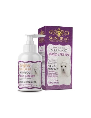 SKINDRAG - SHAMPOO MATICO Y ALOE VERA 250ML - Imagen 3