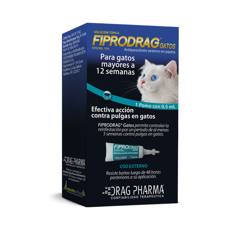 FIPRODRAG - PIPETA GATOS >12 SEMANAS