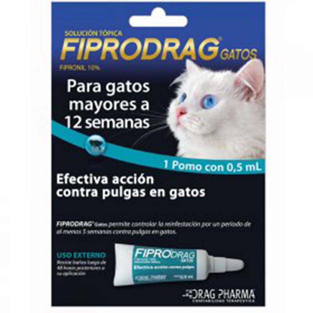 FIPRODRAG - PIPETA GATOS >12 SEMANAS - Imagen 2