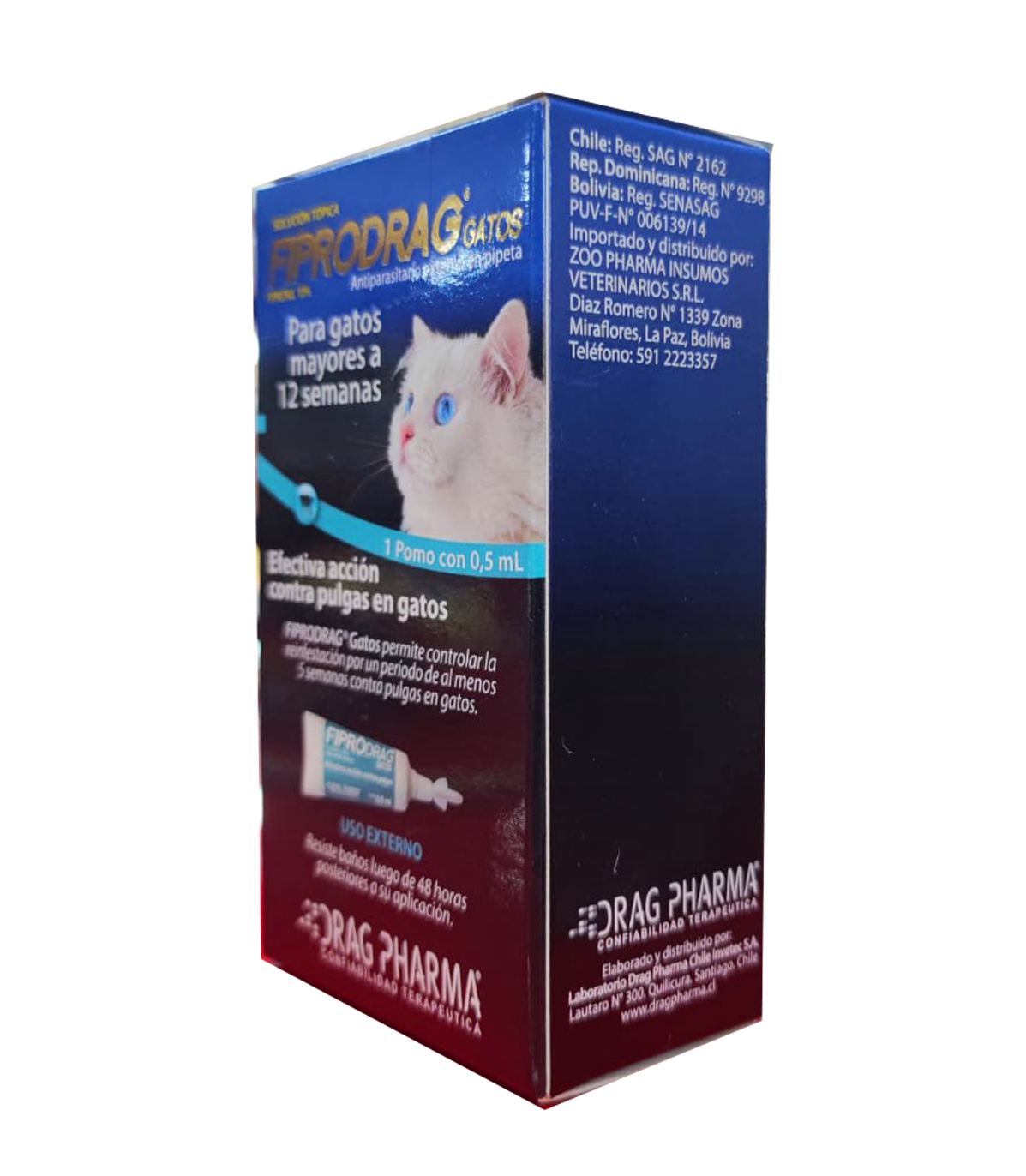 FIPRODRAG - PIPETA GATOS >12 SEMANAS - Imagen 3