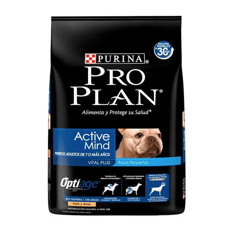 PRO PLAN - ACTIVE MIND 7+ RAZA PEQUEÑA 3 KG