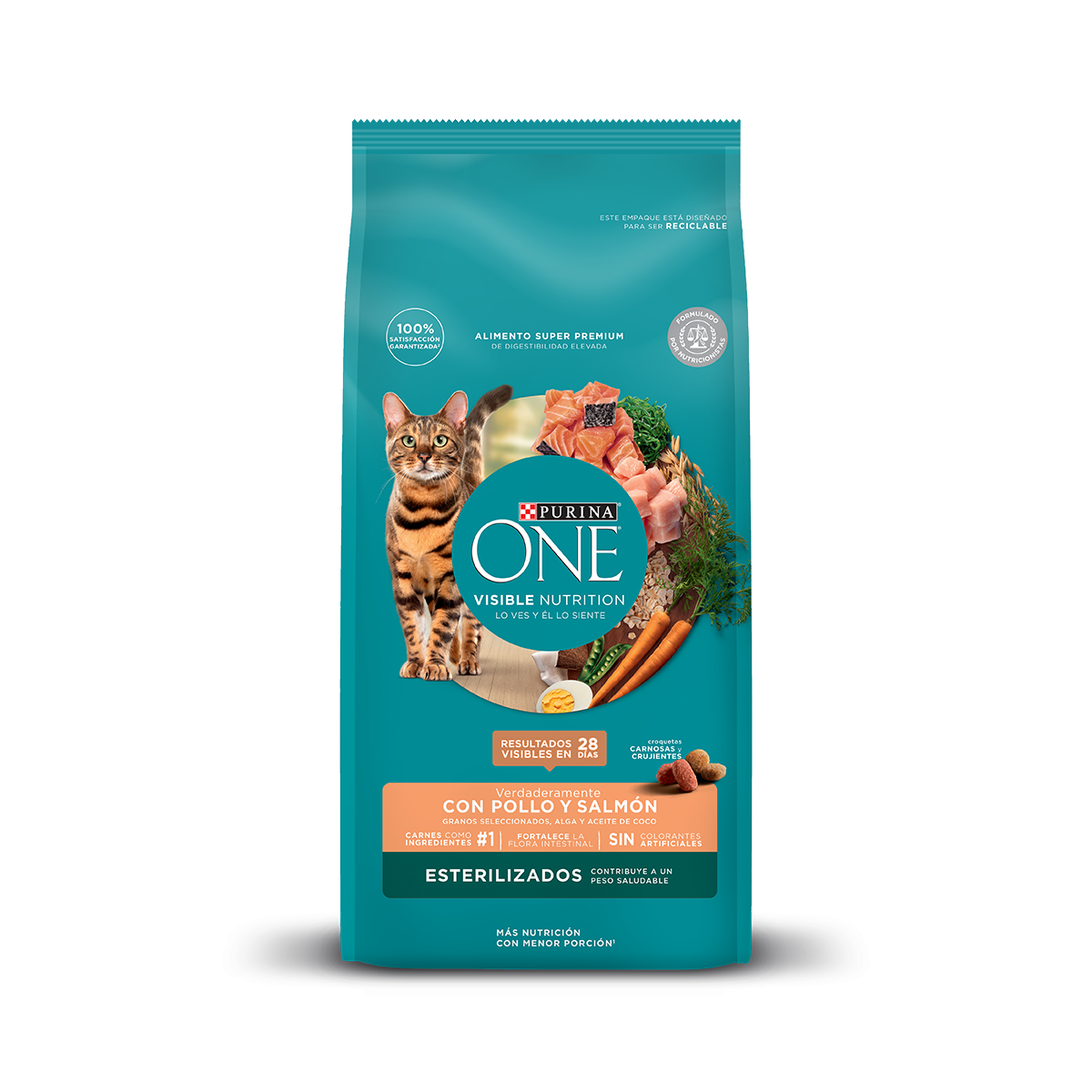 PURINA ONE - GATOS SUPER NUTRIENTES ADULTOS Y ESTERILIZADOS 85 GR