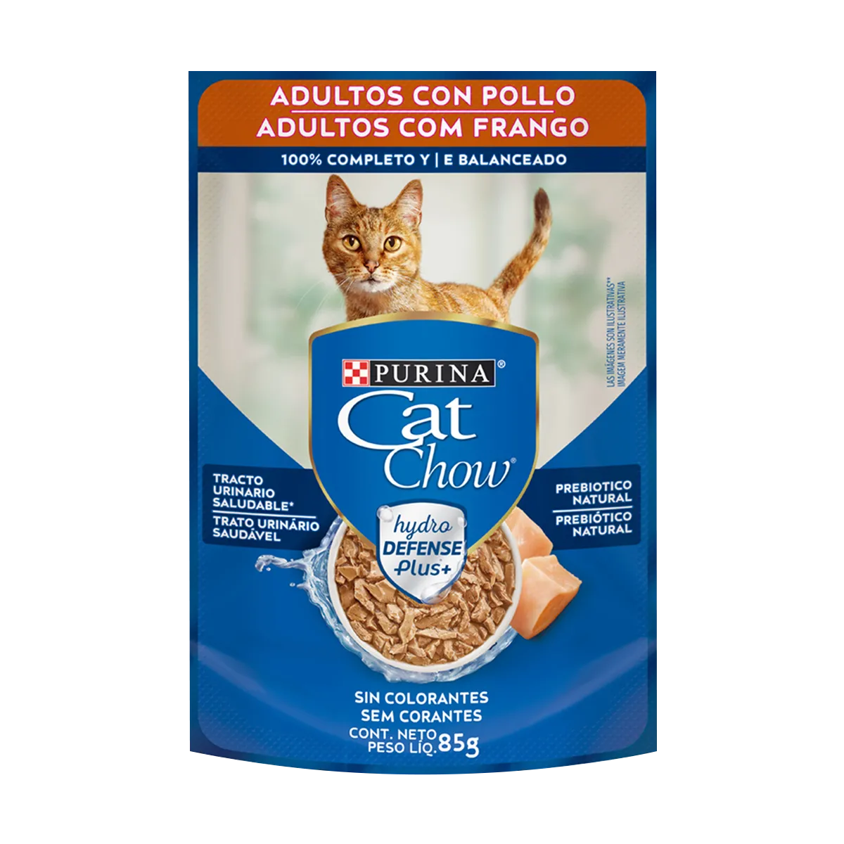 CAT CHOW - POUCH ADULTO POLLO 85 GR - Imagen 2
