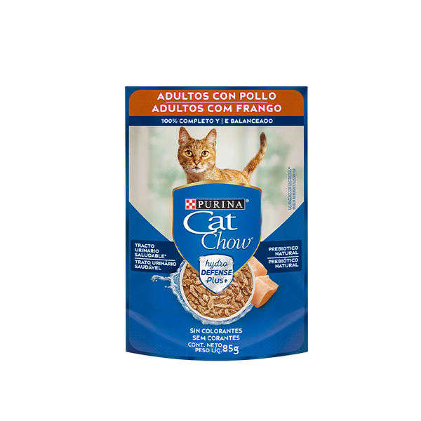 CAT CHOW - POUCH ADULTO POLLO 85 GR - Imagen 3