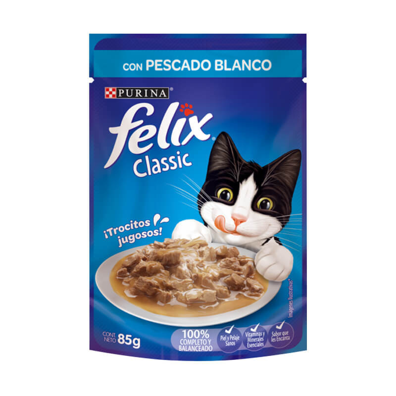 FELIX - CLASSIC CON PESCADO BLANCO 85 GR
