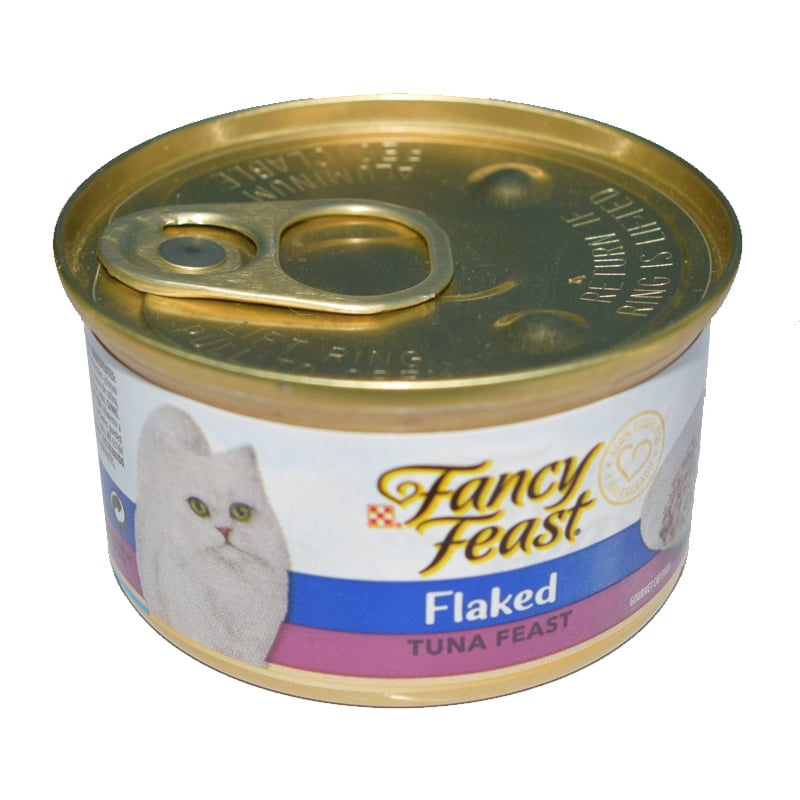 FANCY FEAST - LATA FLAKED TUNA FEAST 85 GR (ATUN DESMENUZADO)