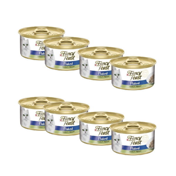FANCY FEAST - LATA FLAKED TROUT FEAST 85 GR (TRUCHA DESMENUZADA)