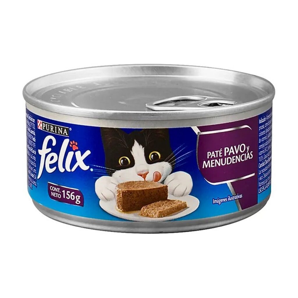 FELIX - LATA PATÉ PAVO Y MENUDENCIAS 156GR