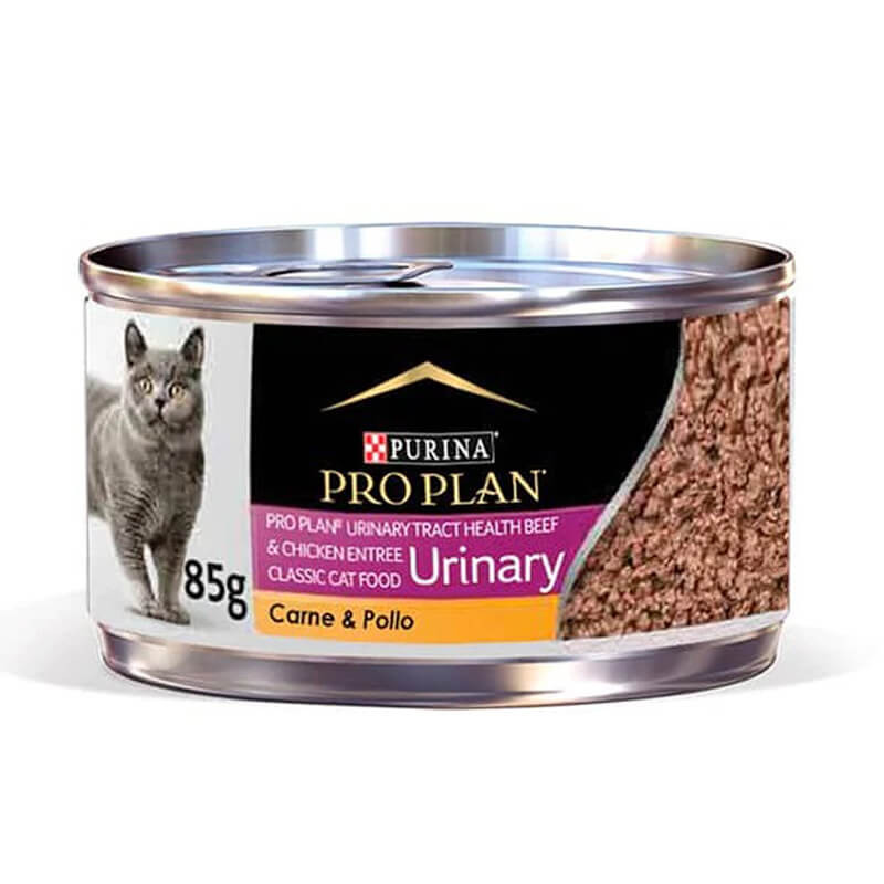 PRO PLAN - LATA URINARY GATO CARNE Y POLLO 85 GR