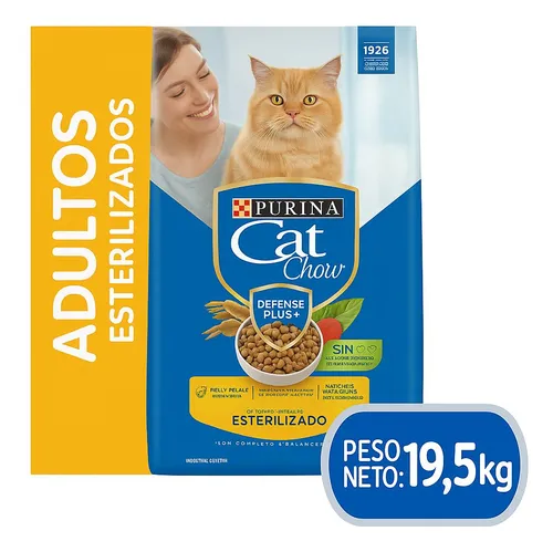 CAT CHOW - ESTERILIZADO 19,5 KG