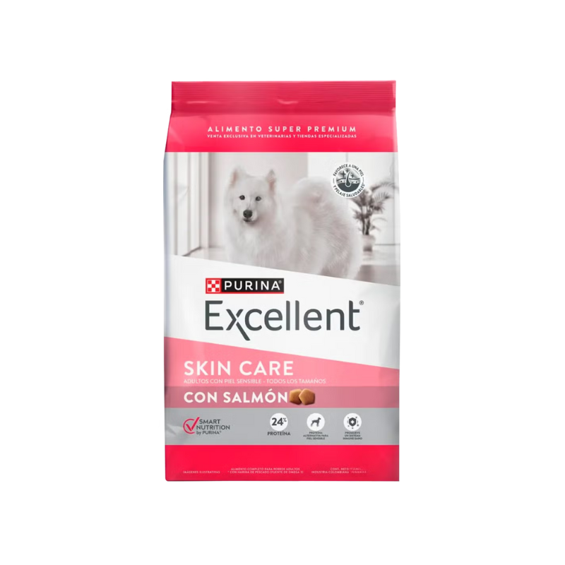 EXCELLENT - PERRO ADULTO SKIN CARE SALMON TODOS LOS TAMAÑOS 12 KG