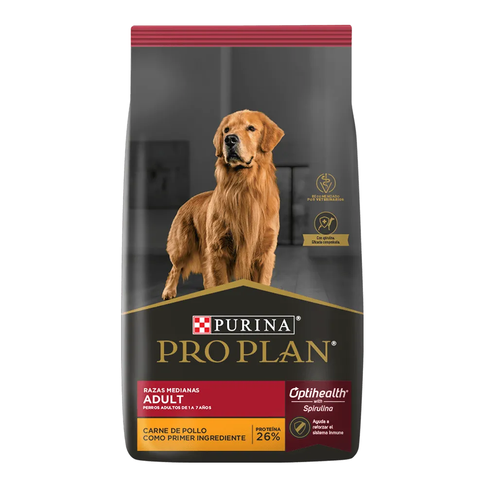 PRO PLAN - ADULTO RAZA MEDIANA 12 KG