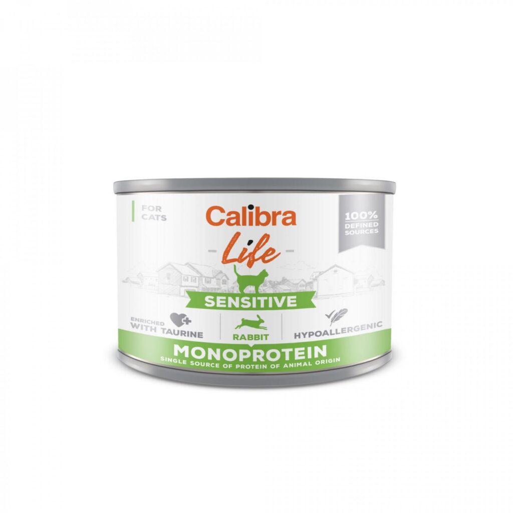 CALIBRA - CAT LATA LIFE SENSITIVE RABBIT 200 GR
