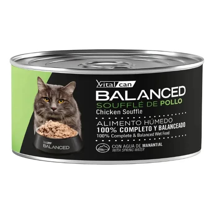 BALANCED GATO - ADULTO SOUFFLE DE POLLO GRAIN FREE 85 GR