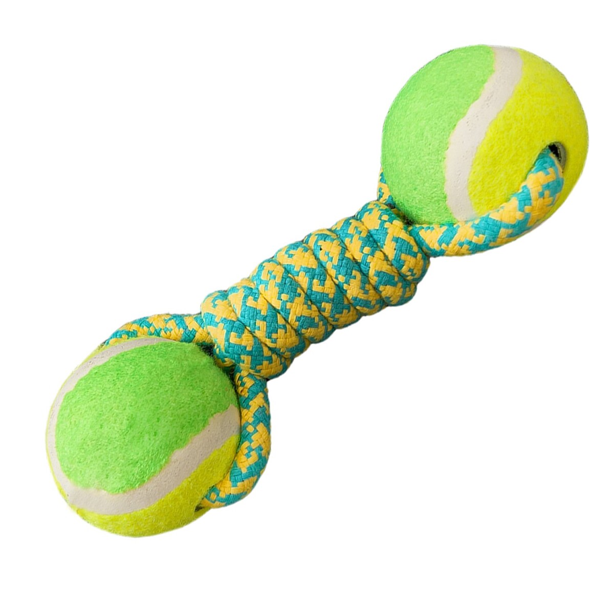 MONDO MASCOTAS - JUGUETE CUERDA Y PELOTAS DE TENIS (13439) - Imagen 2