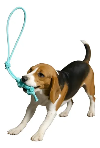 MONDO MASCOTAS - JUGUETE HUESO DE GOMA CON CUERDA (15665)