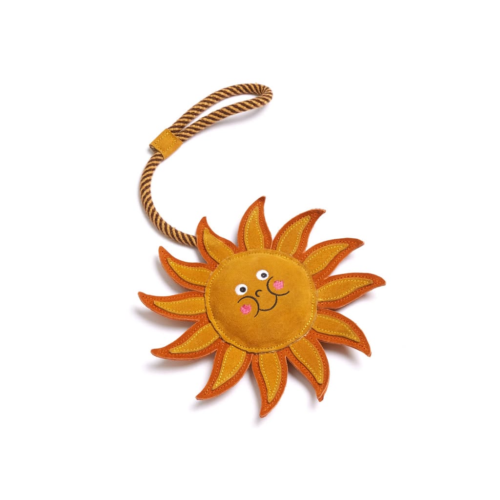 MONDO MASCOTAS - JUGUETE SOL DE GOMA CON CUERDA (15667)