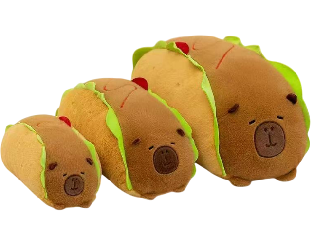 MONDO MASCOTAS - PELUCHE TACO DE CAPIBARA (15709)