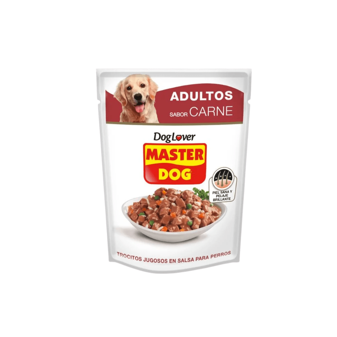 MASTER DOG - POUCH RAZA PEQUEÑA CARNE 85 GR - Imagen 2