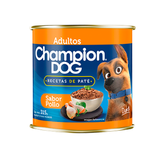 CHAMPION DOG - LATA ADULT CARNE 315 GR (24*315GR)