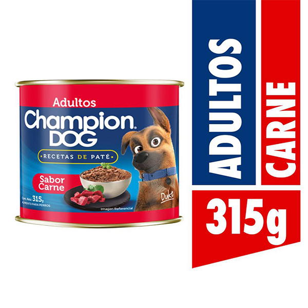 CHAMPION DOG - LATA ADULT CARNE 315 GR (24*315GR) - Imagen 2