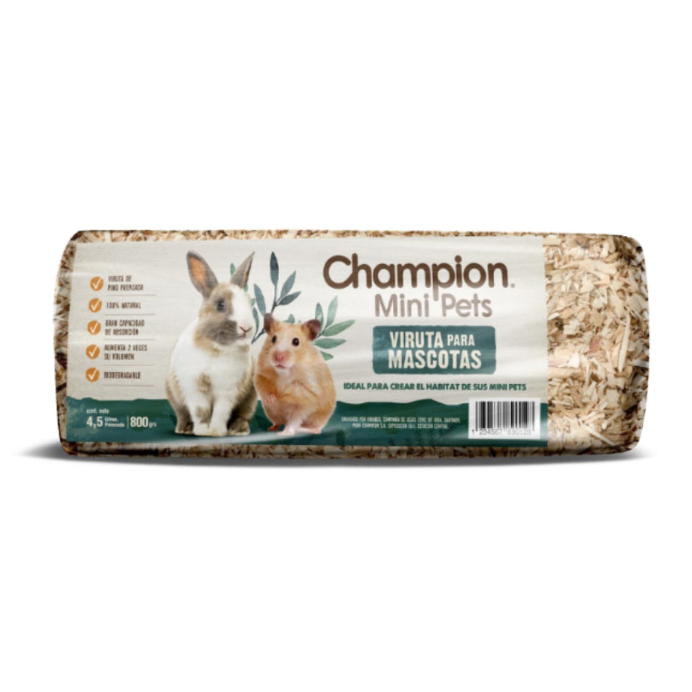 CHAMPION MINI PETS - VIRUTA 4.5LT 800 GR