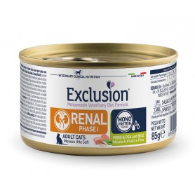 EXCLUSION - VET GATO RENAL 1 CERDO, ARVEJA Y ARROZ 85 GRS