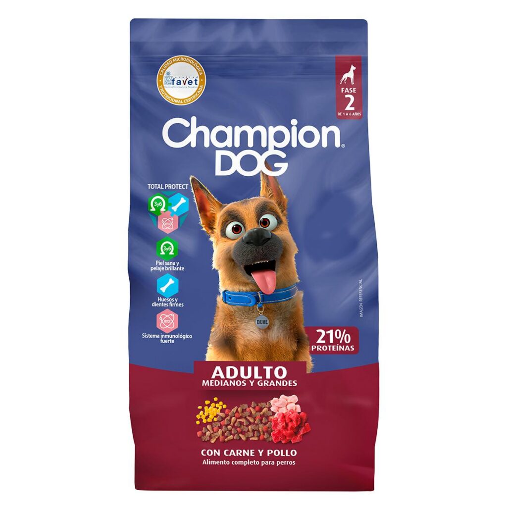 CHAMPION DOG - ADULTO CARNE Y  POLLO 18 KG