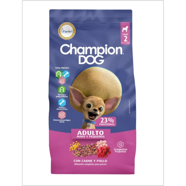 CHAMPION DOG - ADULTO RAZA PEQUEÑA 18 KG - Imagen 3